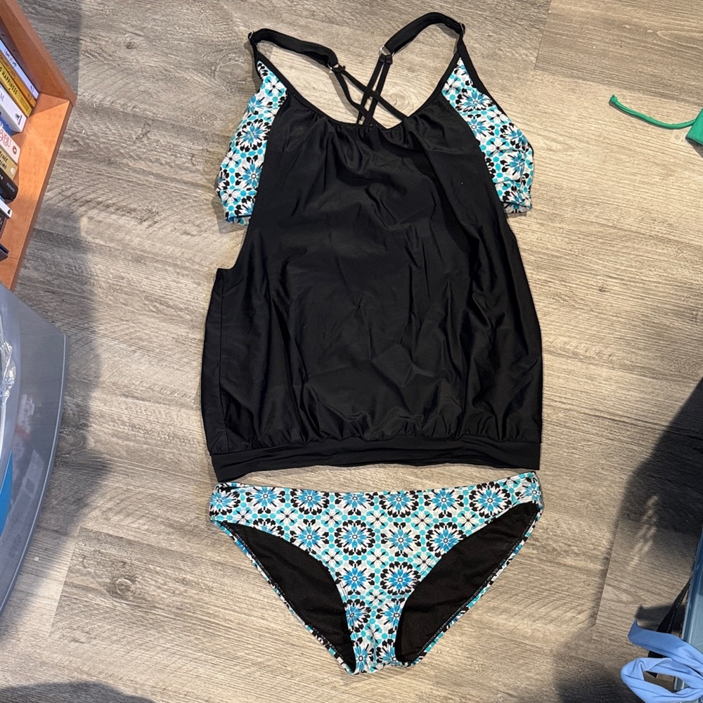 Target Black and Blue Patterned Bikini